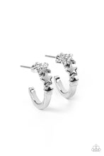 Load image into Gallery viewer, Starfish Showpiece - White hoop earring D060

