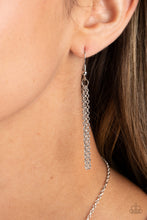 Load image into Gallery viewer, Stamped Sentiment - Silver necklace B119
