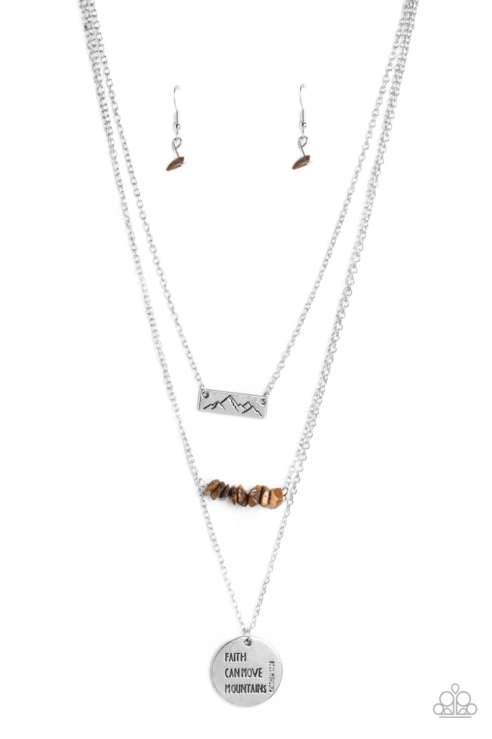 Miracle Mountains - Brown necklace B124
