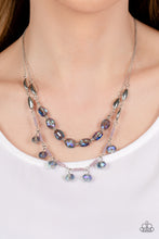 Load image into Gallery viewer, Sheen Season - Blue necklace D012
