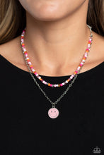 Load image into Gallery viewer, High School Reunion - Pink necklace A025
