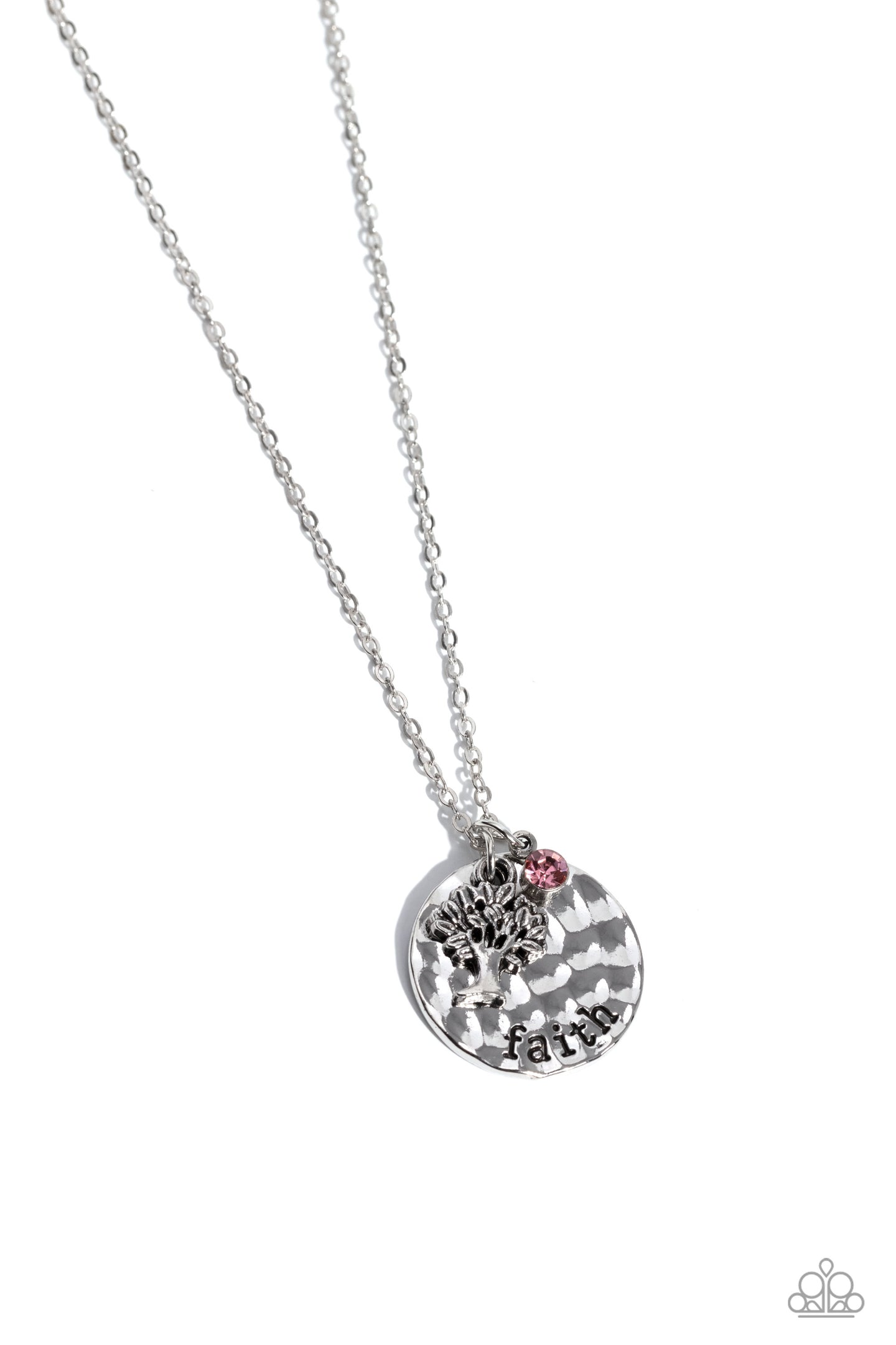 Flourishing Faith - Pink  necklace D042