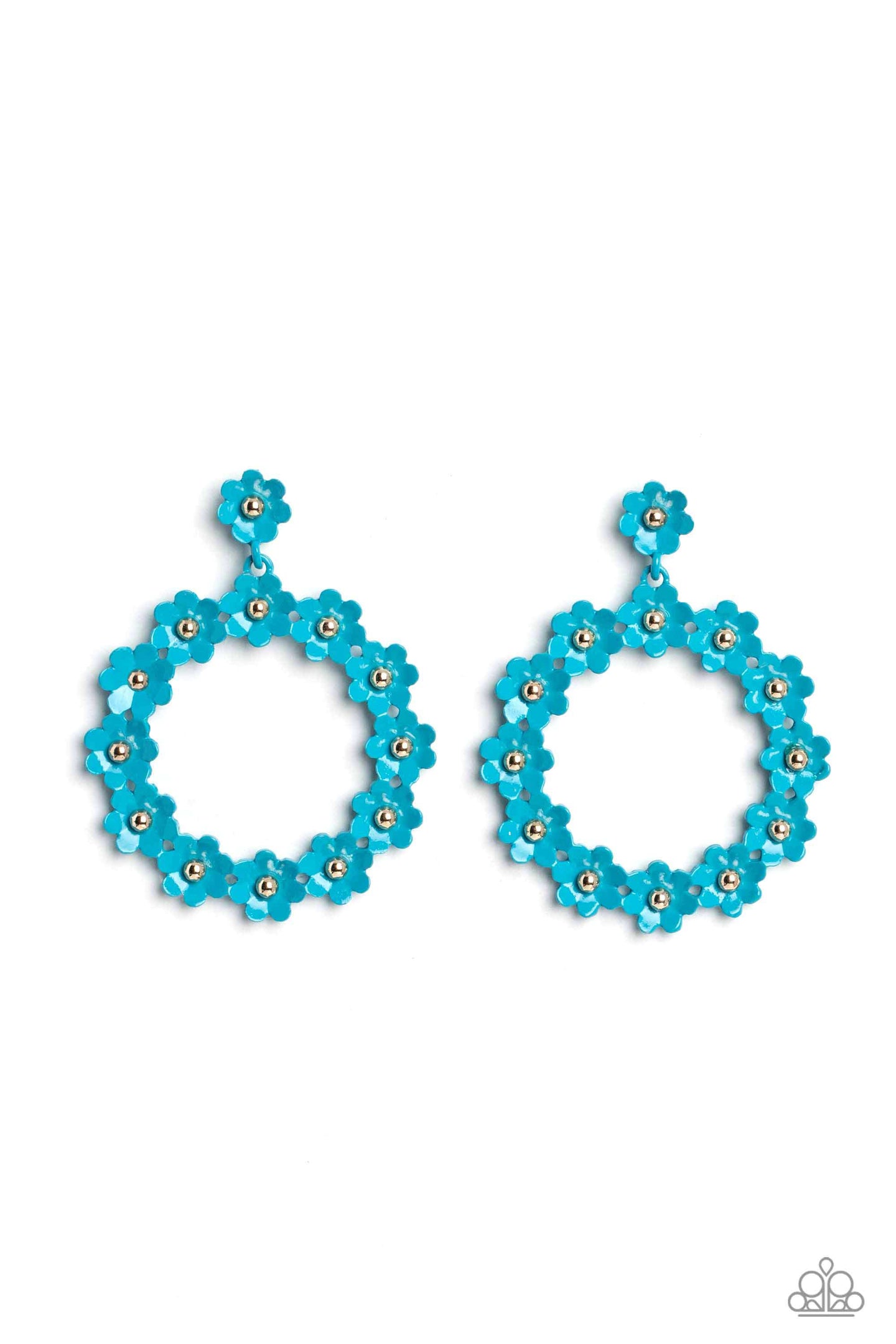 Daisy Meadows - Blue post earring D051