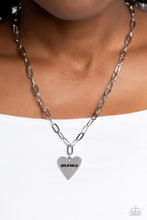 Load image into Gallery viewer, Mama Cant Buy You Love - Silver necklace B115
