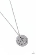 Load image into Gallery viewer, Gilded Guide - Silver necklace E010
