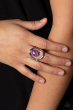 Load image into Gallery viewer, Marble Masterpiece - Purple ring C029
