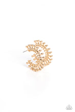 Load image into Gallery viewer, The Way You Make Me WHEEL - Gold hoop earring E104
