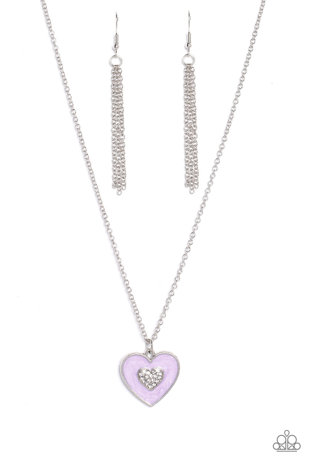 So This Is Love - Purple necklace B101