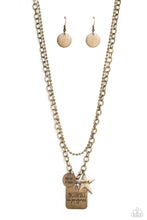 Load image into Gallery viewer, Masterpiece in Progress - Brass necklace A079
