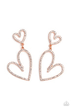 Load image into Gallery viewer, Doting Duo - Copper earring B094
