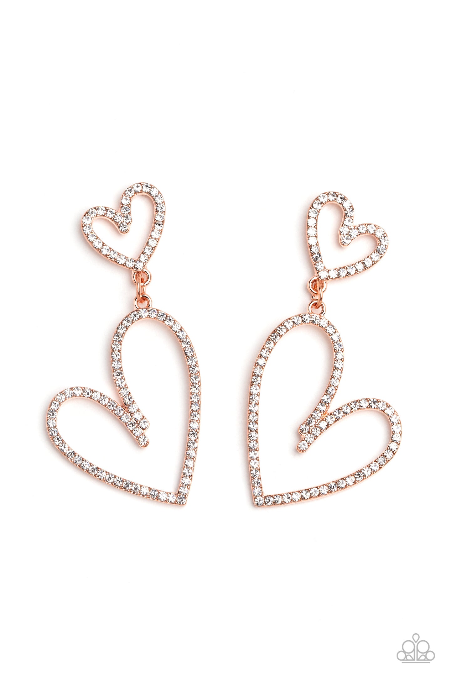 Doting Duo - Copper earring B094