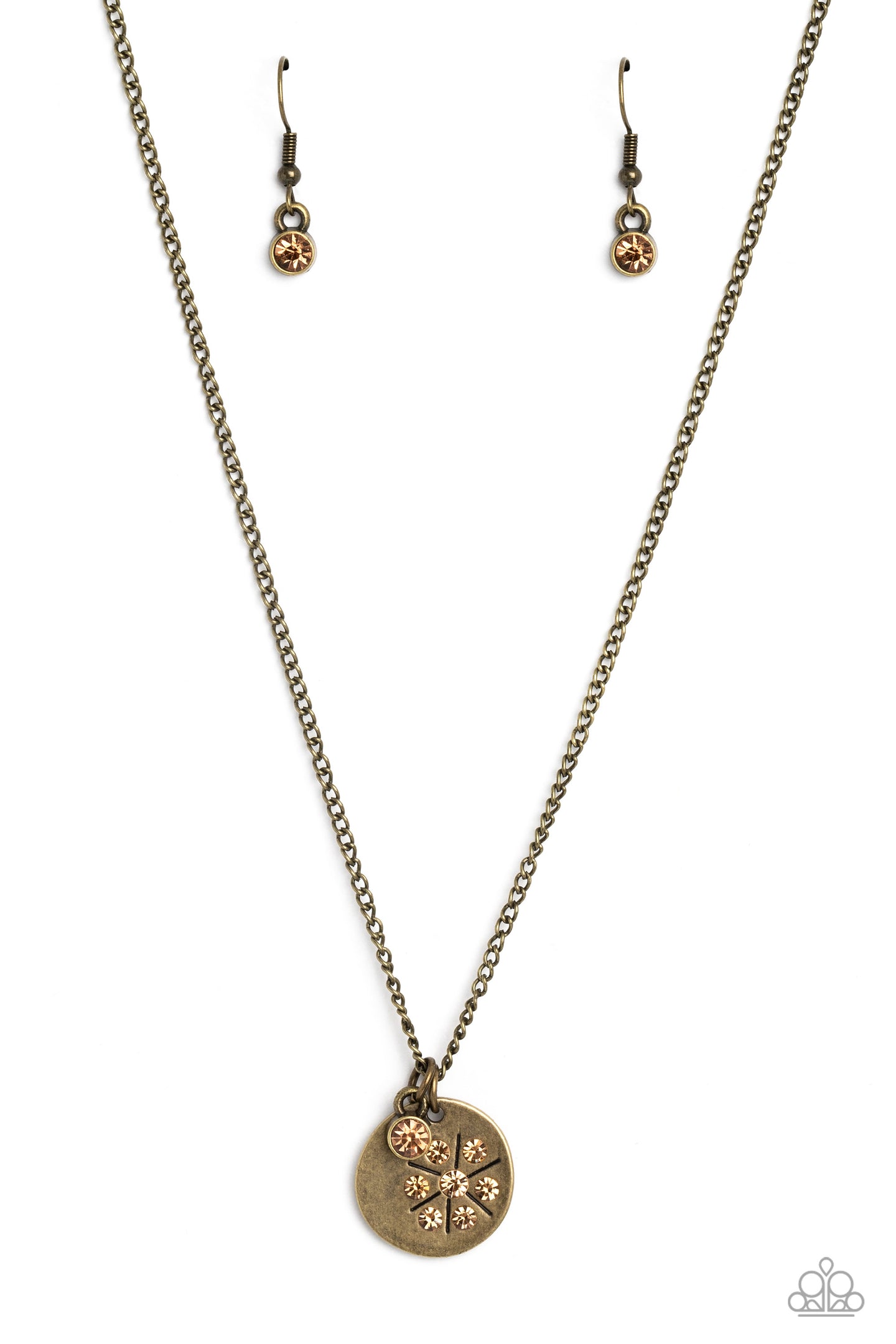 Dandelion Delight - Brass necklace D082