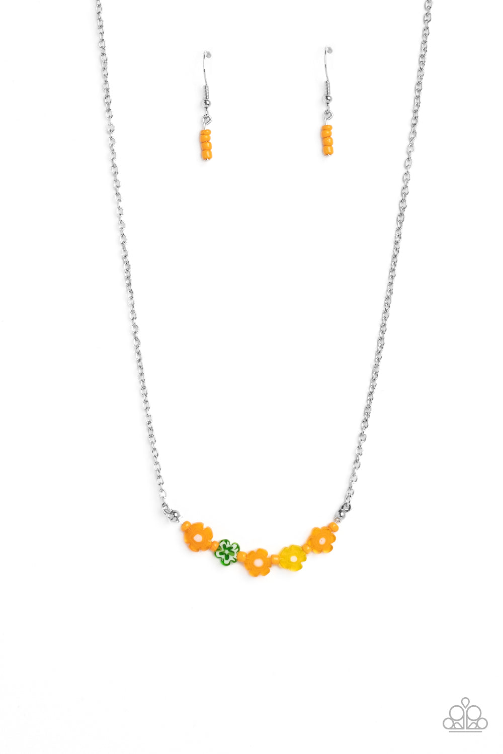 BOUQUET We Go - Orange necklace B127