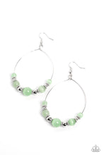 Load image into Gallery viewer, Cat&#39;s Eye Charisma - Green earring D010
