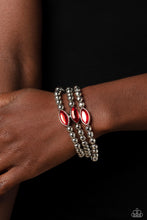 Load image into Gallery viewer, Twinkling Team - Red bracelet D021
