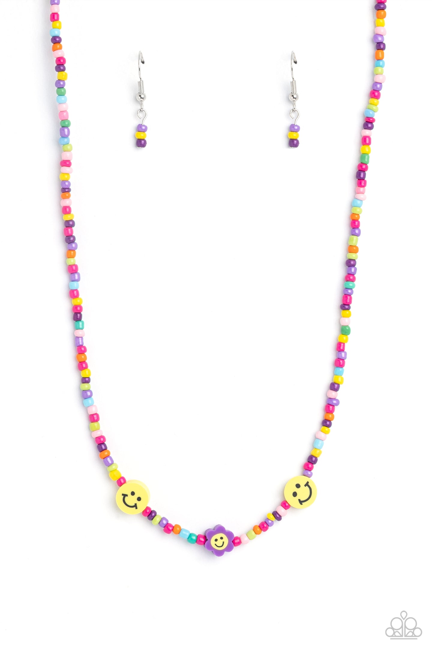 Flower Power Pageant - Purple necklace  C026