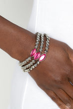 Load image into Gallery viewer, Twinkling Team - Pink bracelet D010
