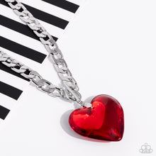 Load image into Gallery viewer, GLASSY-Hero - Red necklace MARCH 2023 LOP D028
