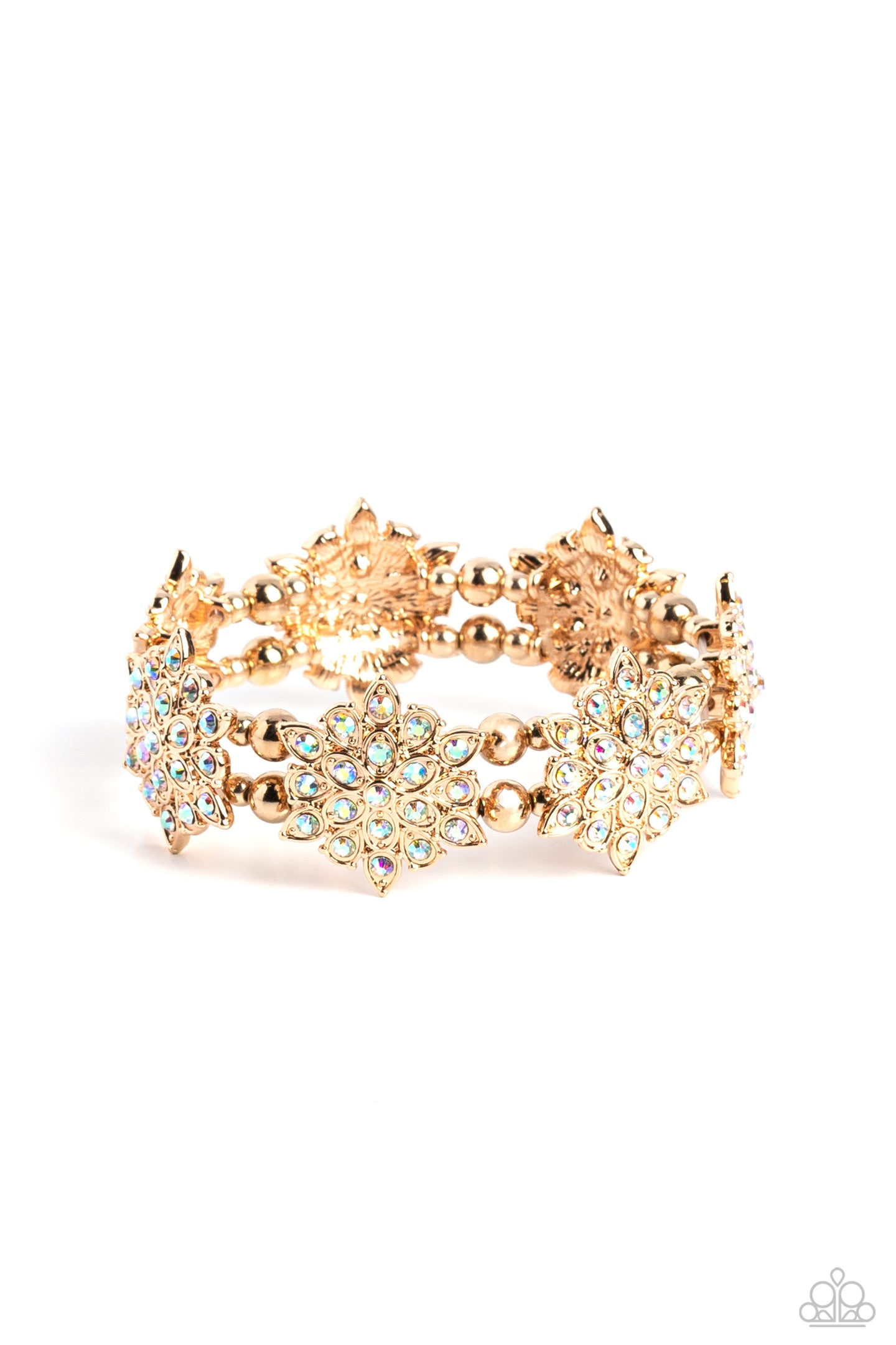 Scintillating Snowflakes - Multi bracelet A079