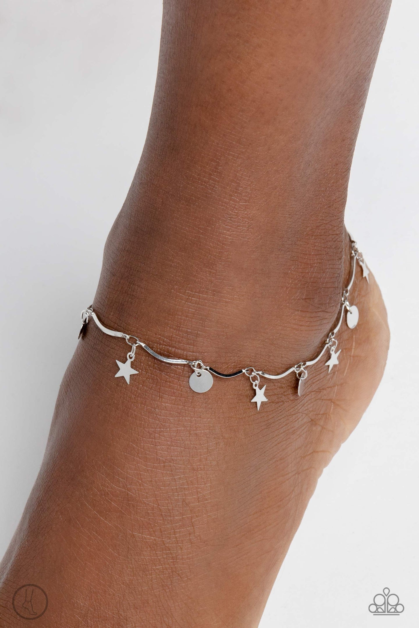 BEACH You To It - Silver anklet D045