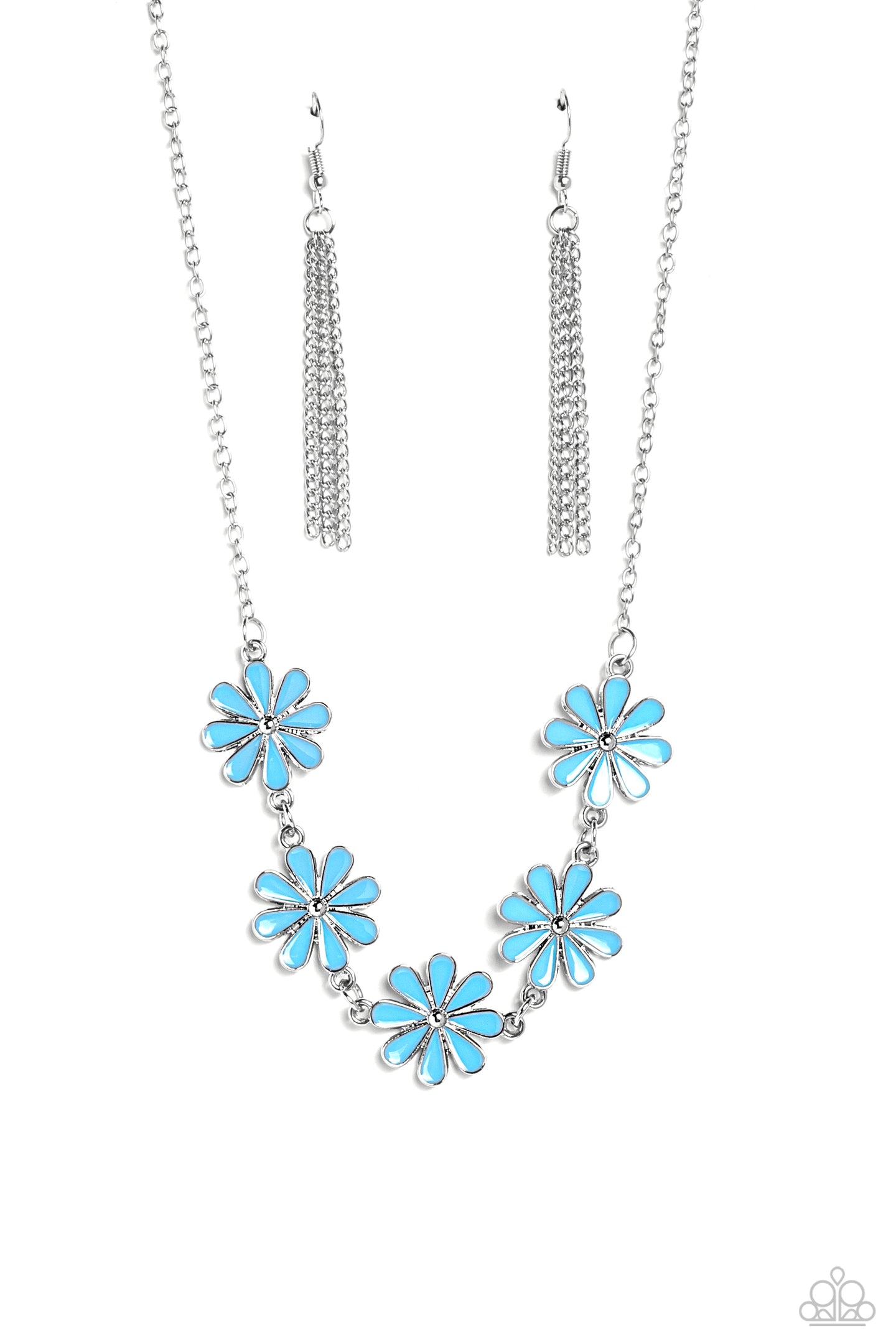 Flora Fantasy - Blue necklace C027