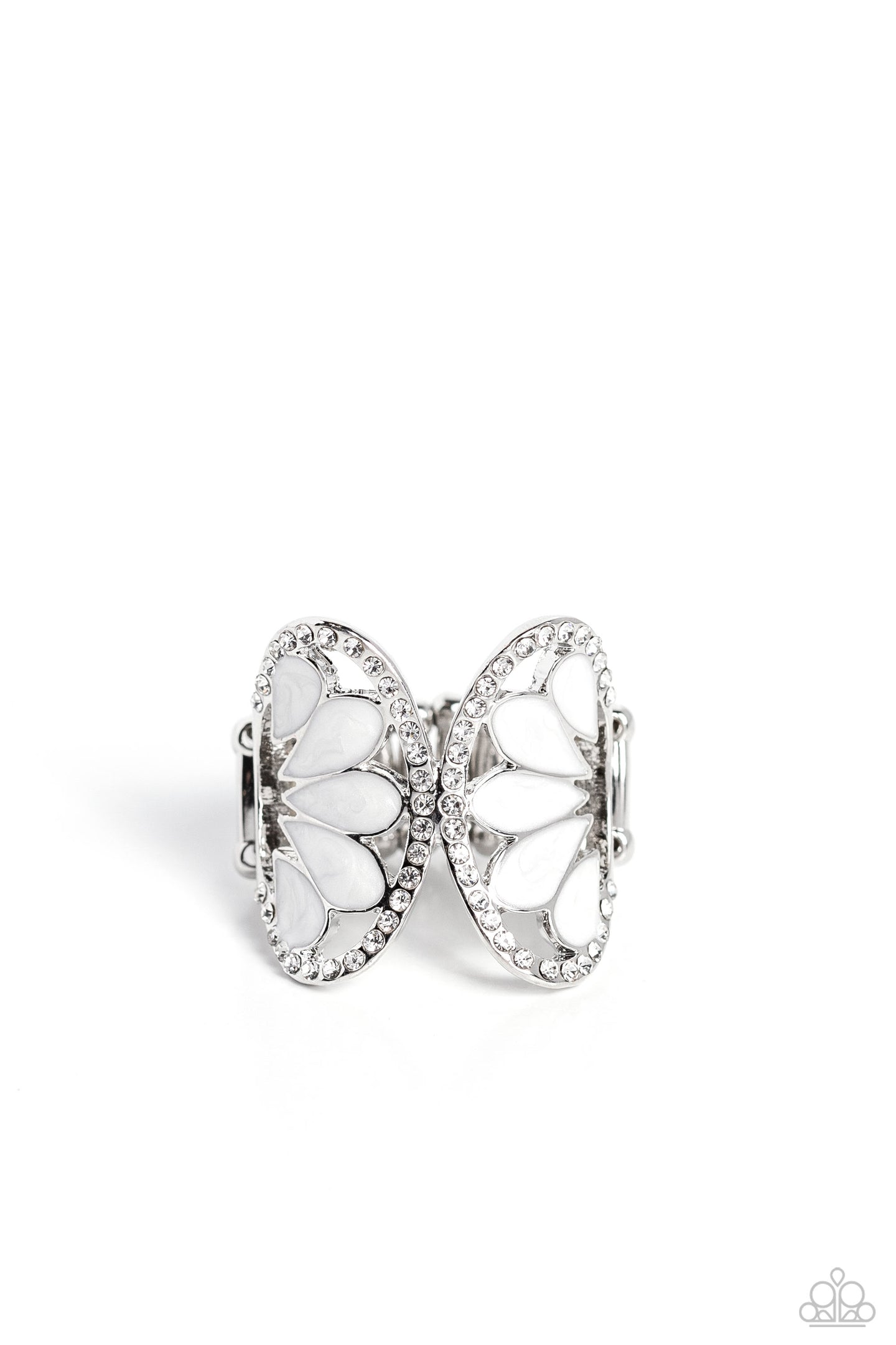 Concaved Catwalk - White ring D043
