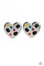 Load image into Gallery viewer, Relationship Ready - Black post earring A042
