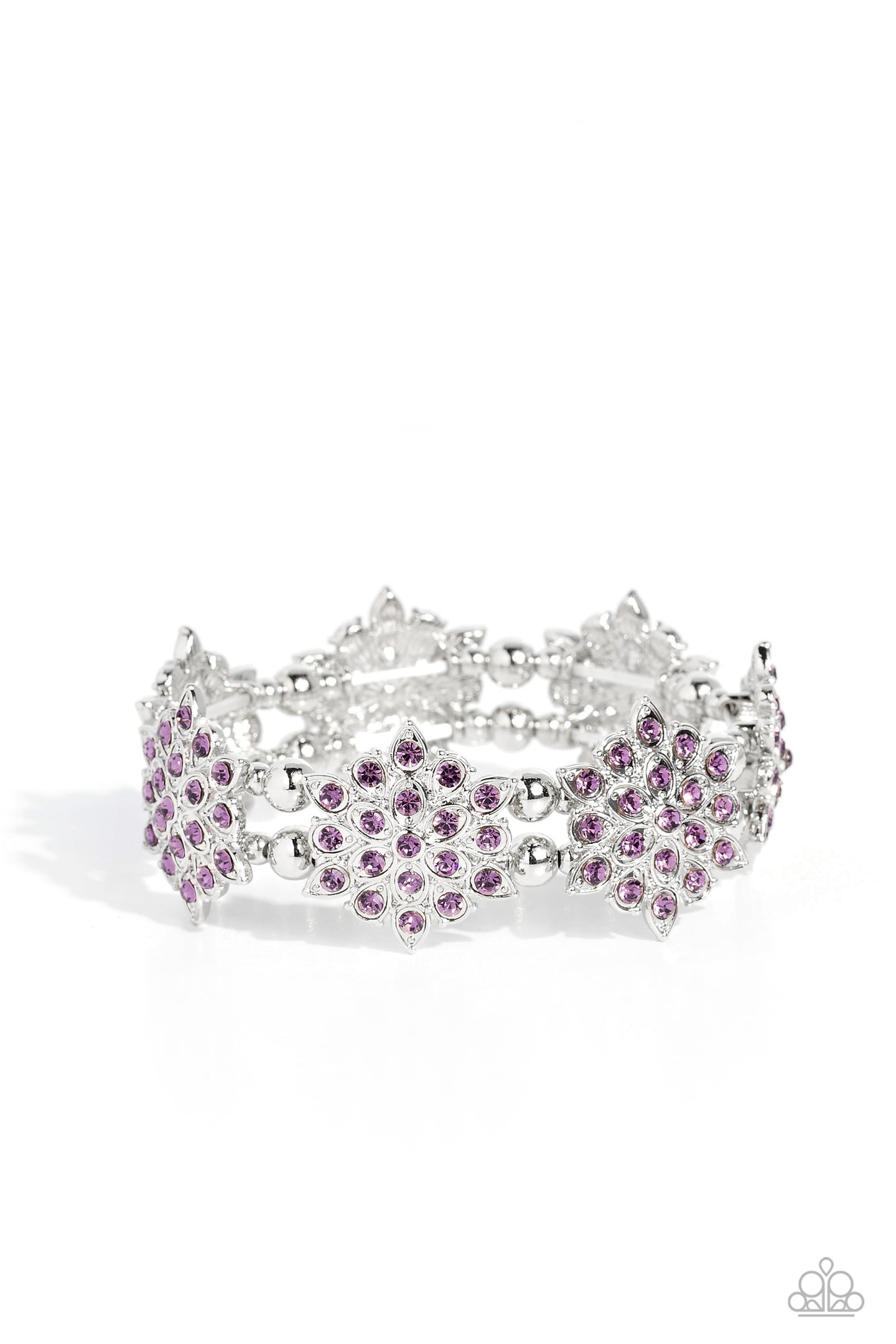 Scintillating Snowflakes - Purple bracelet PINK FRIDAY D048