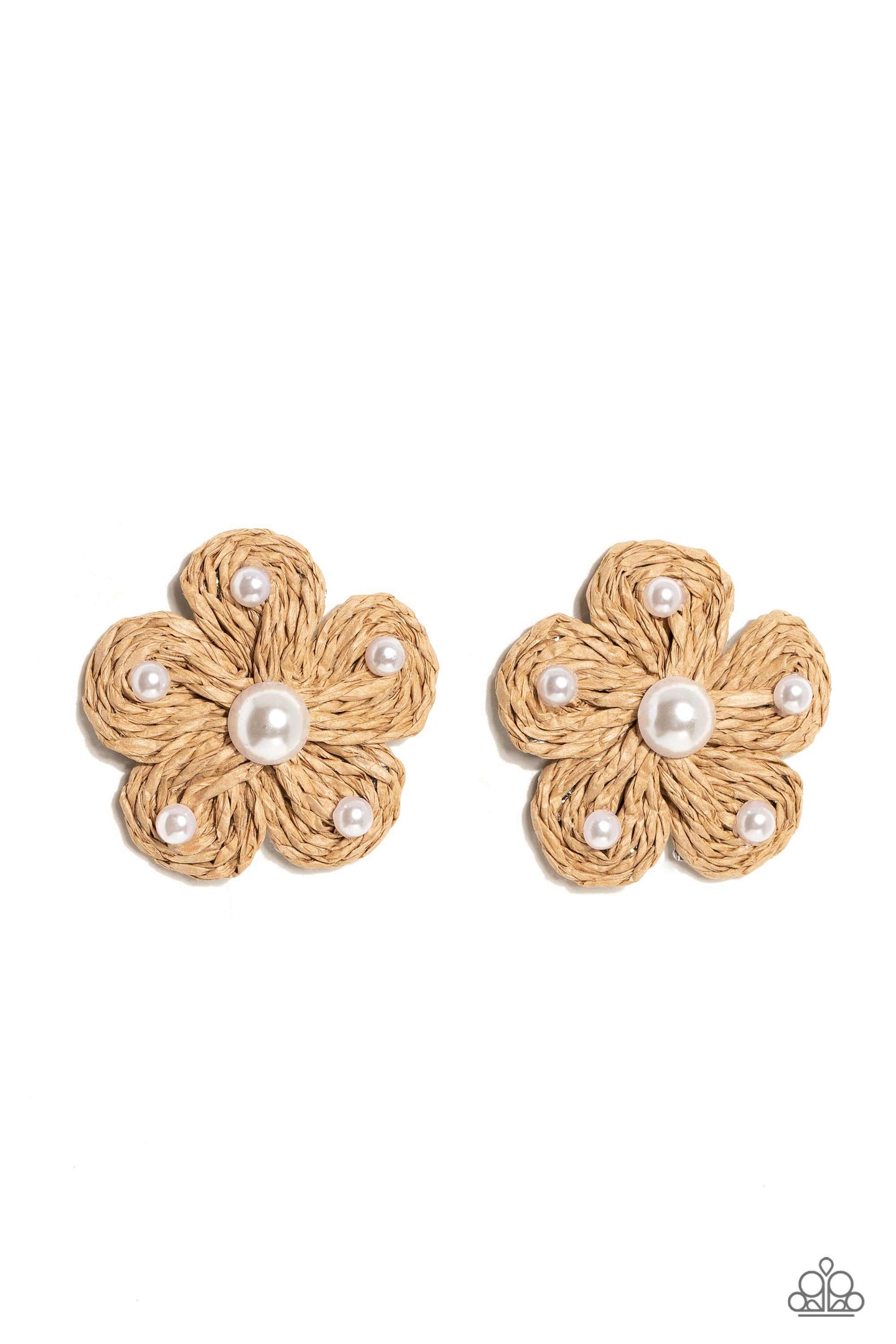 Permanent Vacation - Brown post earring D048