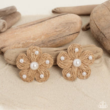 Load image into Gallery viewer, Permanent Vacation - Brown post earring D048
