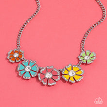 Load image into Gallery viewer, Playful Posies - Multi necklace JULY LOP D083
