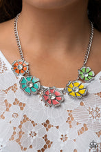 Load image into Gallery viewer, Playful Posies - Multi necklace JULY LOP D083
