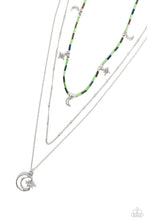 Load image into Gallery viewer, Constant as the Stars - Green necklace D029
