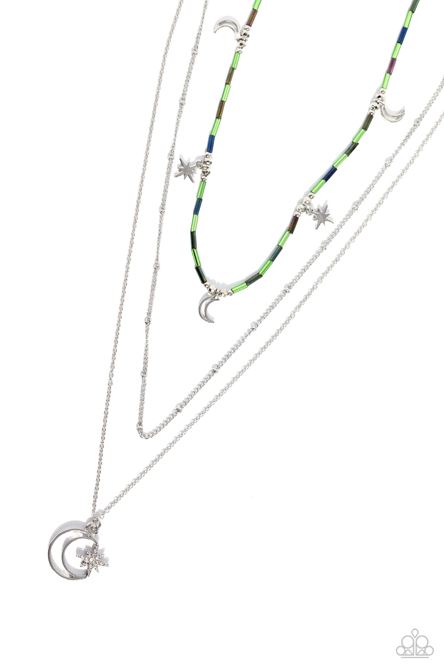 Constant as the Stars - Green necklace D029