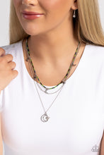 Load image into Gallery viewer, Constant as the Stars - Green necklace D029
