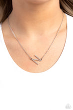 Load image into Gallery viewer, INITIALLY Yours - N - White necklace D017
