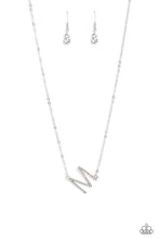 Load image into Gallery viewer, INITIALLY Yours - M - White necklace D017
