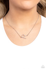 Load image into Gallery viewer, INITIALLY Yours - R - White necklace D017
