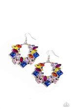Load image into Gallery viewer, Wreathed in Watercolors - Multi earring SEPT 2023 LOP A092
