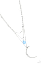 Load image into Gallery viewer, Lunar Landslide - Blue necklace A049
