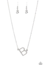 Load image into Gallery viewer, INITIALLY Yours - B - White necklace D017
