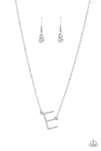 Load image into Gallery viewer, INITIALLY Yours - E - White necklace D017
