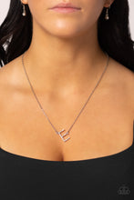 Load image into Gallery viewer, INITIALLY Yours - E - White necklace D017

