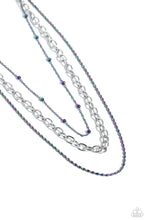Load image into Gallery viewer, Mardi Gras Mayhem - Multi necklace B130
