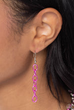 Load image into Gallery viewer, Mardi Gras Mayhem - Pink necklace D029
