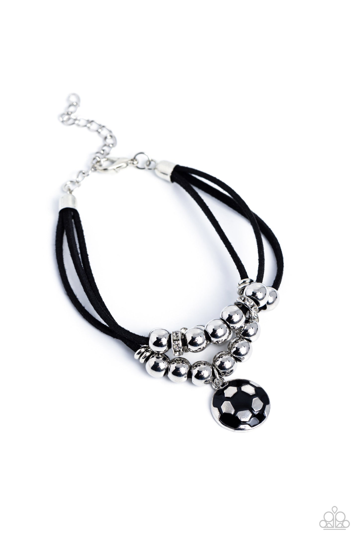 Soccer Player - Black bracelet D028