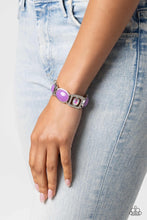 Load image into Gallery viewer, Majestic Mashup - Purple bracelet B031

