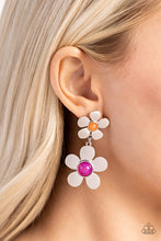 Load image into Gallery viewer, Fashionable Florals - Pink earring A090
