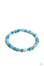 Load image into Gallery viewer, Ethereally Earthy - Blue bracelet B106
