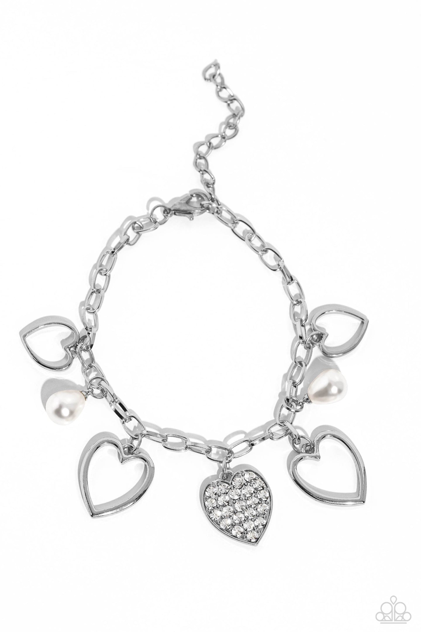 GLOW Your Heart - White bracelet A084
